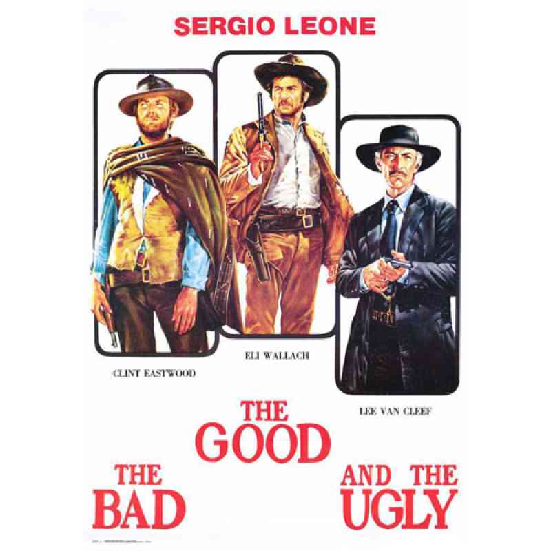 Póster El bueno, el feo y el malo