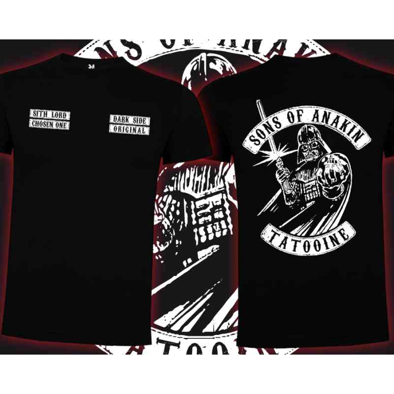 Camiseta Dark Side Original - Star Wars & Sons of anarchy