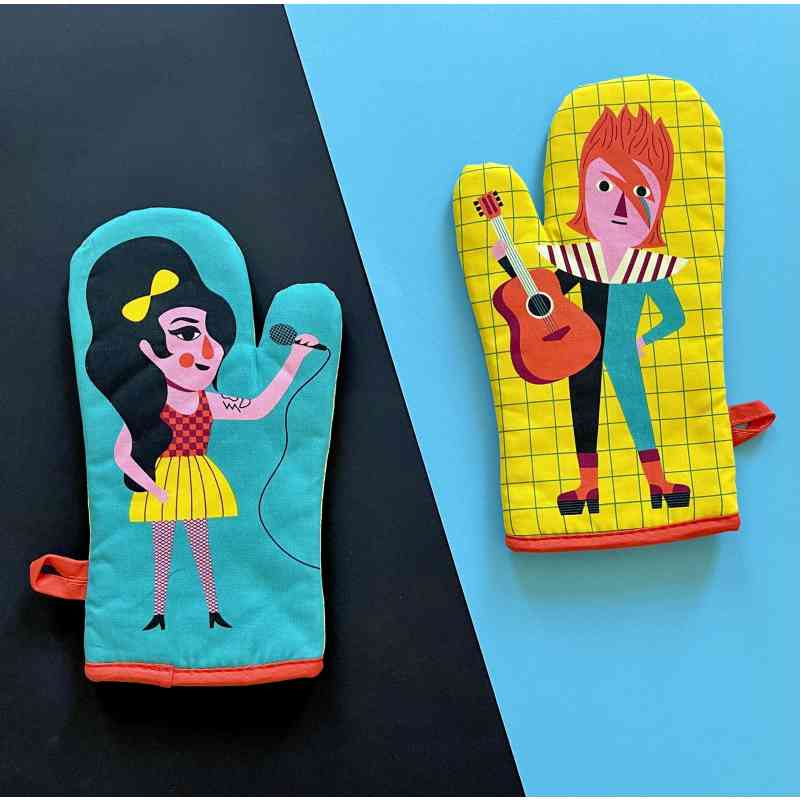 Manopla David Bowie & Amy Winehouse
