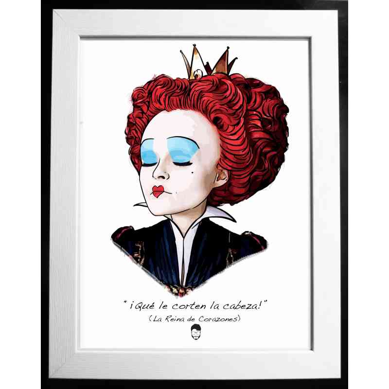 Print Alicia en el país de las maravillas - La Reina de corazones