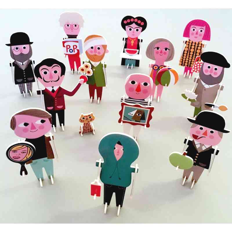 Puzzle 3D de Artistas