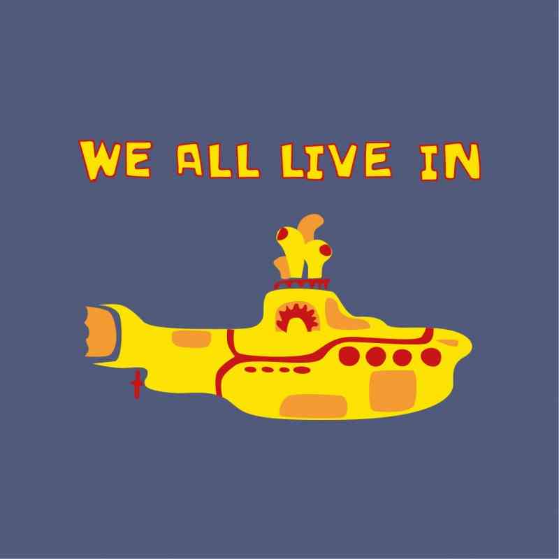 Camiseta We all live in - The Beatles