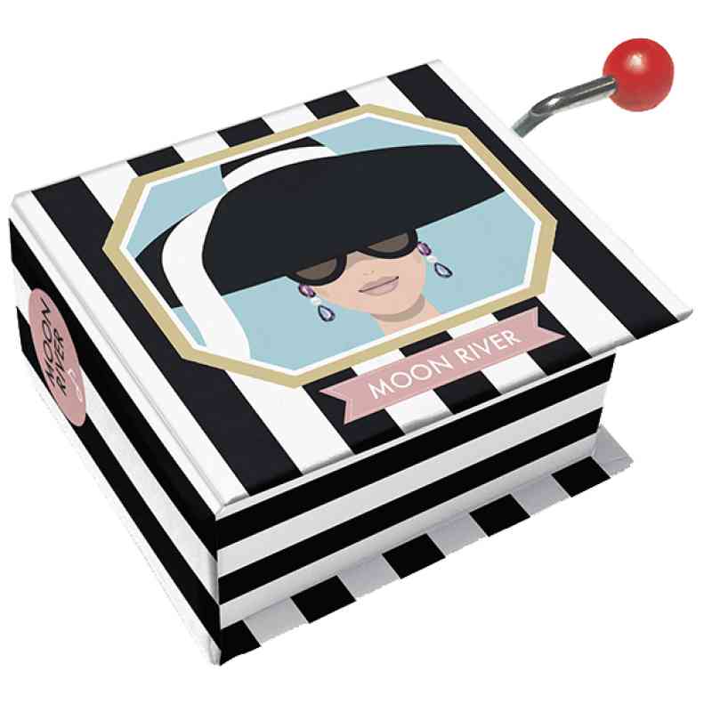 Caja de música Moon River - Desayuno con diamantes