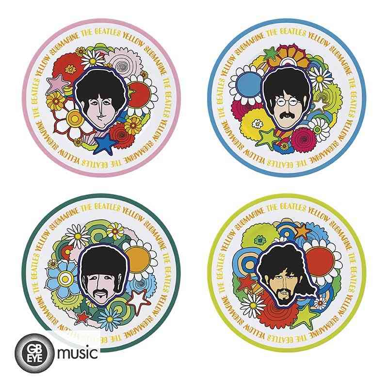 Set de platos The Beatles - Yellow Submarine