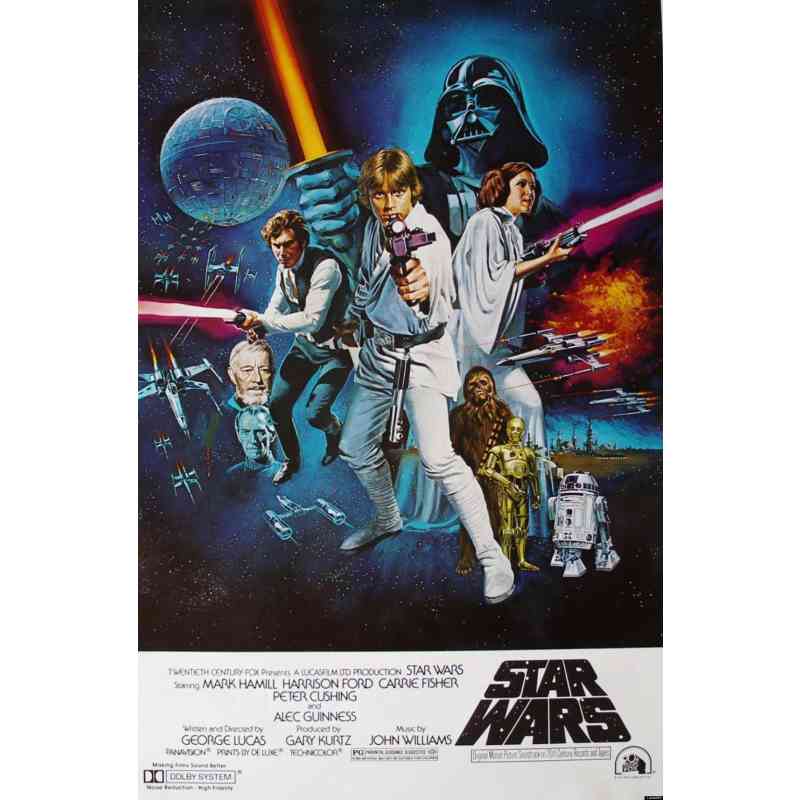 Póster La guerra de las galaxias. Episodio IV: Una nueva esperanza - Star Wars