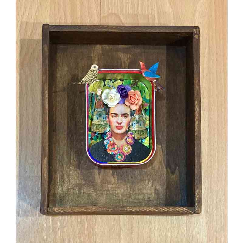 Lata decorativa Frida Kahlo