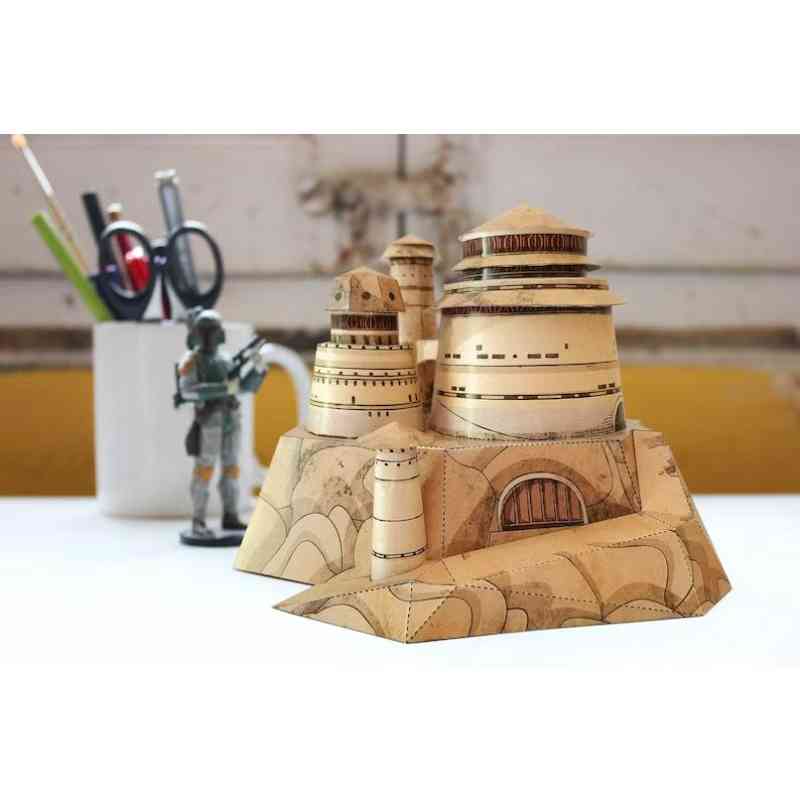 Maqueta recortable Palacio de The Hutt - El imperio contraataca