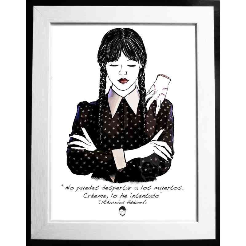 Print La familia Addams - Miércoles