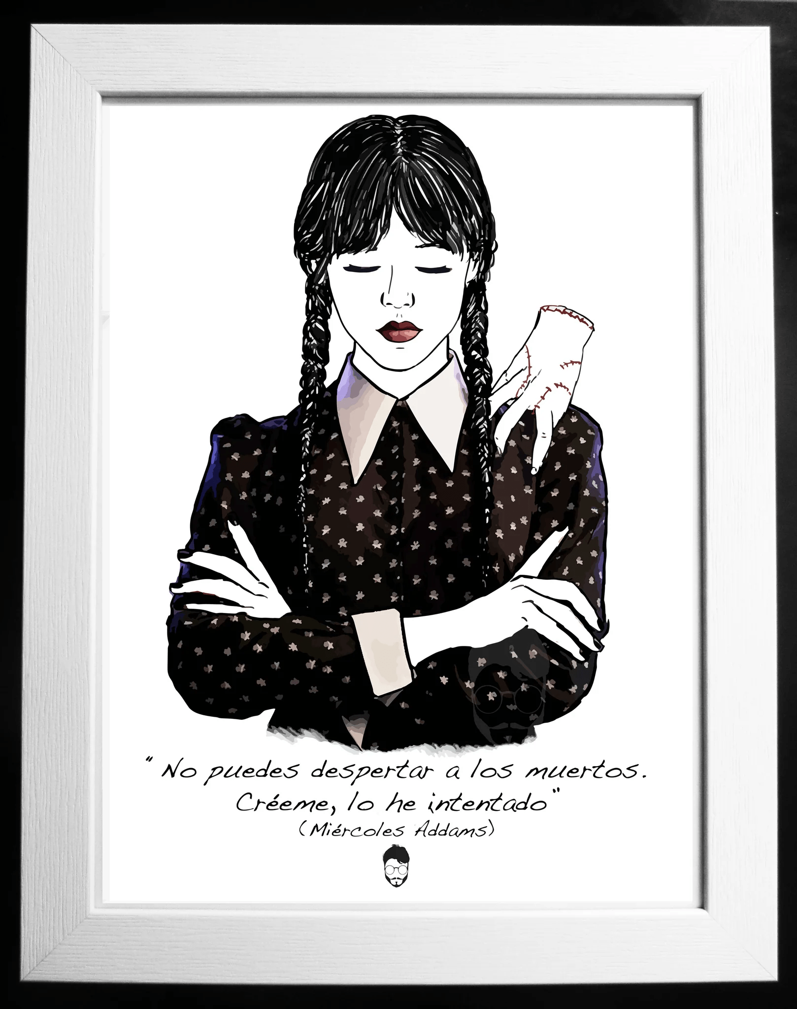Print La familia Addams - Miércoles