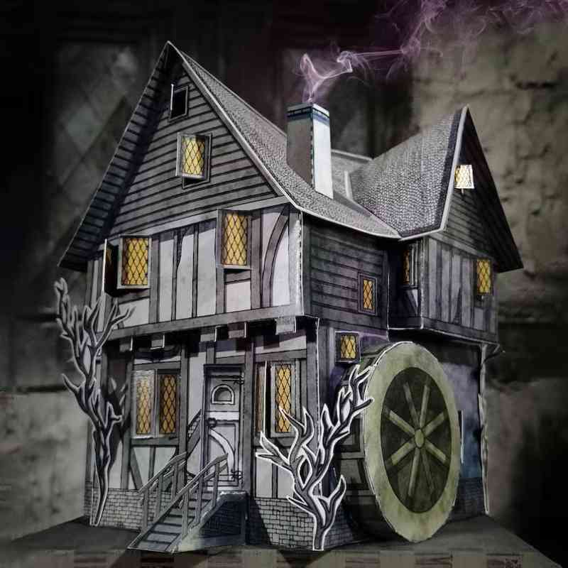 Maqueta recortable Cabaña de las hermanas Sanderson - El retorno de las brujas