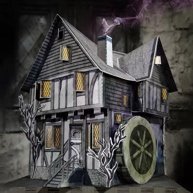 Maqueta recortable Cabaña de las hermanas Sanderson - El retorno de las brujas