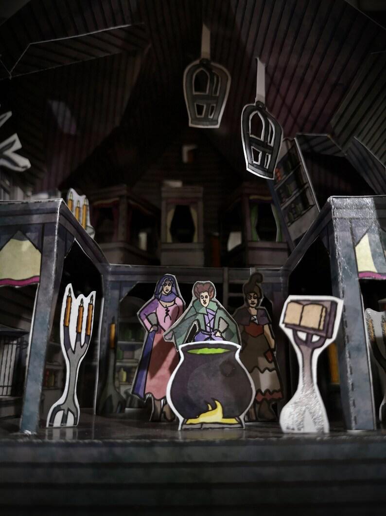 Maqueta recortable Cabaña de las hermanas Sanderson - El retorno de las brujas - Imagen 6