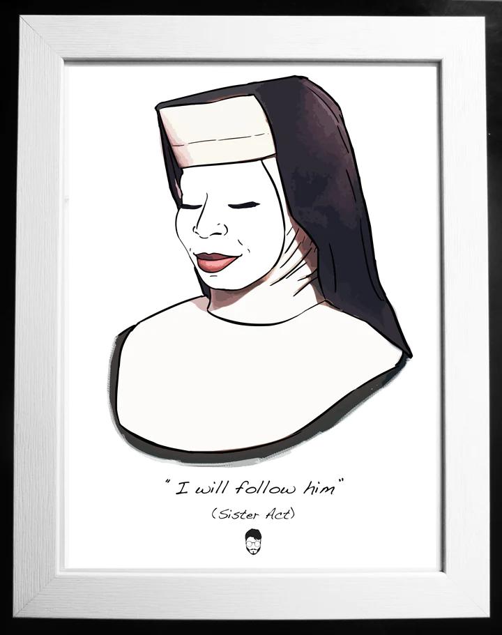 Print Sister act (Una monja de cuidado) - Whoopi Goldberg